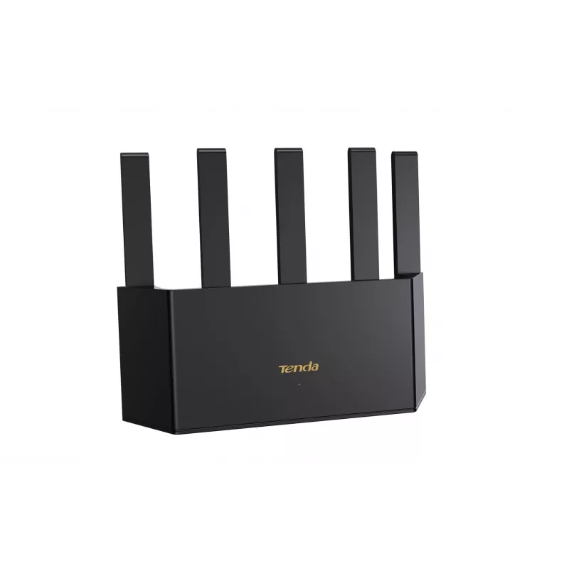 Stalinis maršrutizatorius TENDA TX12L Pro dviejų juostų Wi‑Fi 6 (802.11ax), 2402 Mbps, 5 išorinės antenos, Gigabit LAN, 3x RJ‑45