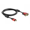 HDMI - DVI laidas DeLOCK 84342 1,8 m kištukas / kištukas