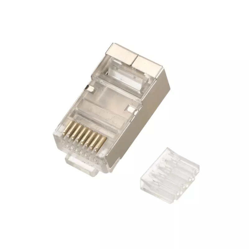 Extralink CAT6 FTP RJ45 jungtis 8P8C vyriška/moteriška permatoma