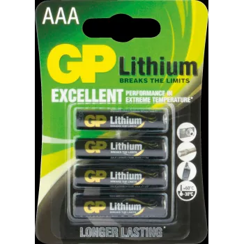 Vienkartinė baterija GP baterijos Lithium 103173 AAA