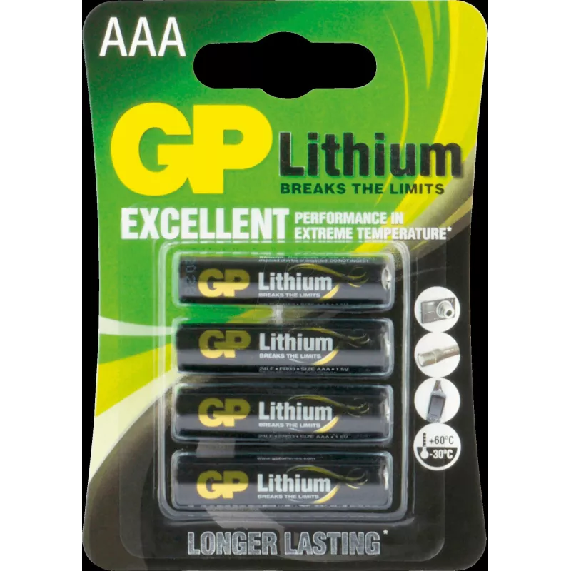 Vienkartinė baterija GP baterijos Lithium 103173 AAA
