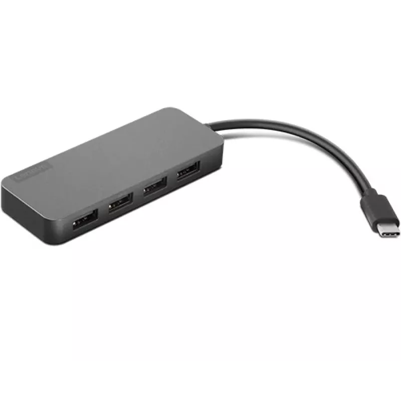 Lenovo GX90X21431 nešiojamojo kompiuterio dokas / prievadų daugintuvas USB 3.2 Gen 2 (3.1 Gen 2) Type-C juodos spalvos