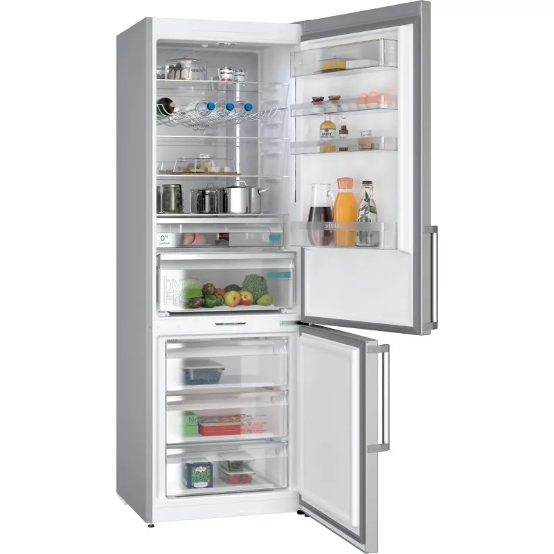 Siemens iQ500 KG49NAIBT šaldytuvas-šaldiklis Laisvai pastatomas 440 L Nerūdijantis plienas