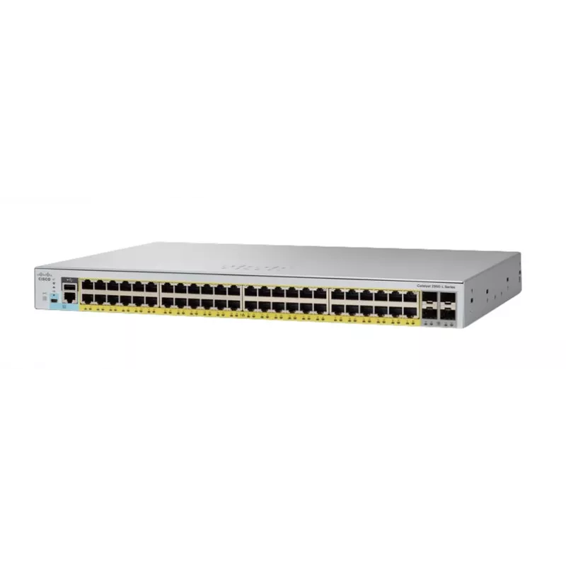Catalyst 2960L 48 prievadų GigE su PoE, 4 x 1G SFP, LAN Lite