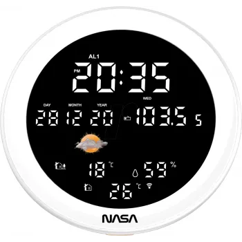 Nasa WSP1700 medinė orų stotelė / garsiakalbis BT laivas