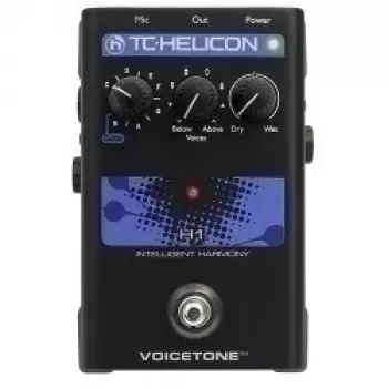 Balso harmonizatorius TC-Helicon VoiceTone H1 — aukščio korekcija ir reverb efektai gyvam ir studijos vokalui