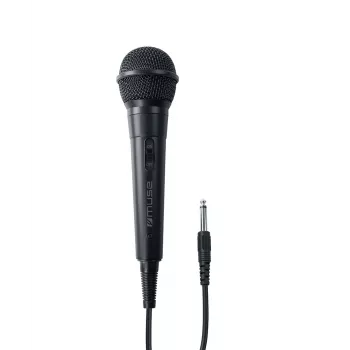 Laidinis scenos mikrofonas Muse MC-20 B — jautrumas -73 dB, 30–15000 Hz, 3 m laidas, 6,35 mm lizdas, juodas