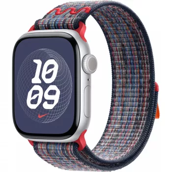 42 mm Mėlyna/Raudona Nike Sport Loop