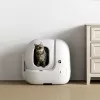 Atviras kačių tualetas PETKIT Purobot Max Pro — Baltas, 657×538×603 mm, 12 V adapteris