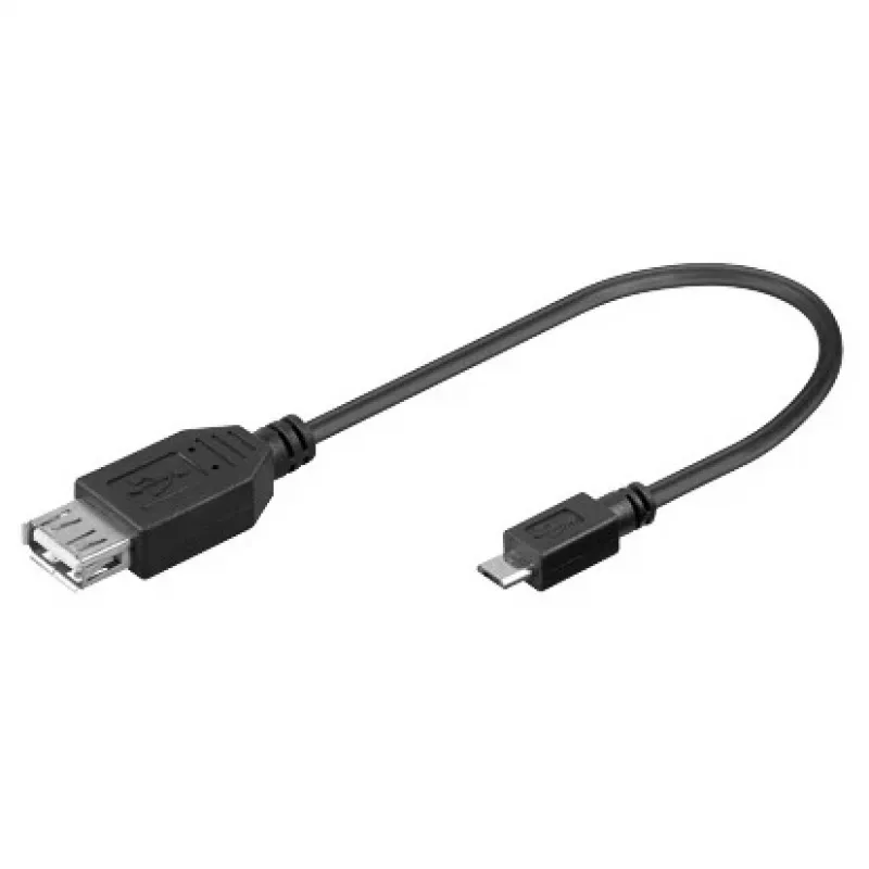 USB A lizdas - Micro USB kištukas laidas SBOX 0,1 m