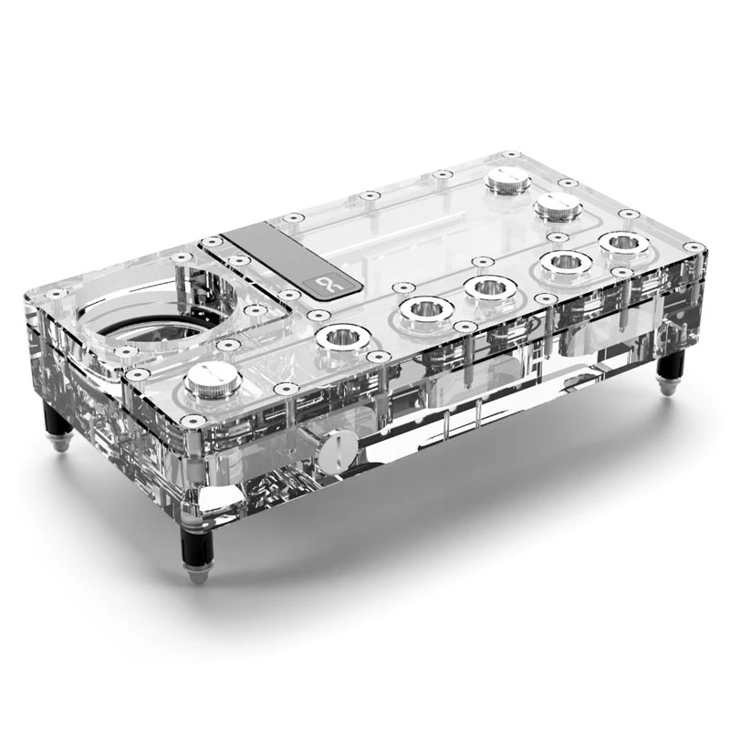 Alphacool Core Distro Plate rezervuaras, skaidrus akrilas, 125x240x68,8mm