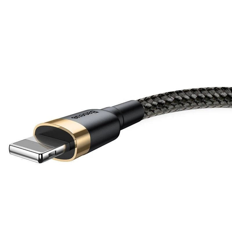 Baseus Cafule kabelis USB Lightning 1.5 A 2m (auksinė+juoda)