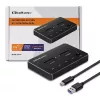 Qoltec 52274 M.2 SSD diskų prijungimo stotelė | NVMe | SATA | USB-C | DUAL 2 x 2TB