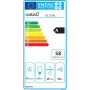CATA gartraukis GC DUAL A 45 XGWH baldakimo tipo, energinio efektyvumo klasė A, plotis 45 cm, 820 m³/h, jutiklinis valdymas, LED, balto stiklo