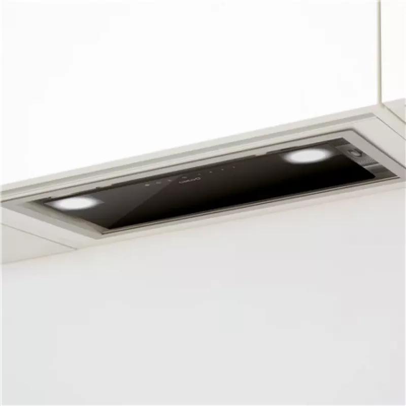 Įmontuojamas gartraukis CATA GC DUAL BK — 492 mm plotis, 1200 m³/h, metalinis filtras, 50 dB