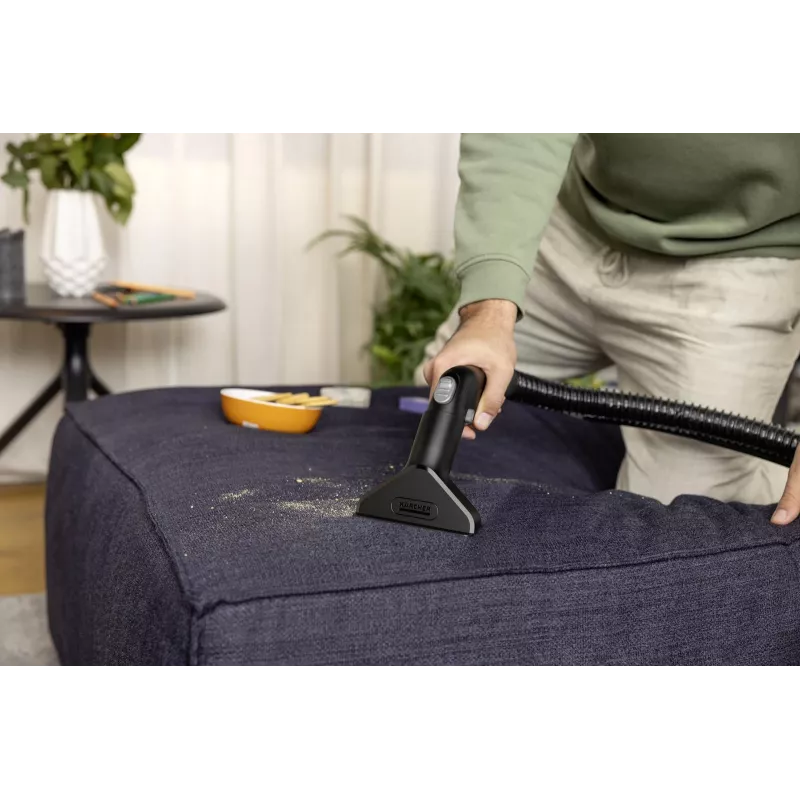 Dulkių siurblys | KARCHER | Įėjimo galia 1000 W | Dulkių talpa 4 L | Būgninis siurblys | Valymo tipas Sausas ir šlapias | Dulkių talpykla Be maišelio | Spalva Juoda/Pilka/Balta | 1.081-155.0