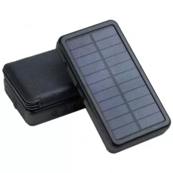 Nešiojama baterija PowerNeed ES20000B 20000mAh — 2x USB 5V/2A, 9W, atspari vandeniui, juoda, 370 g