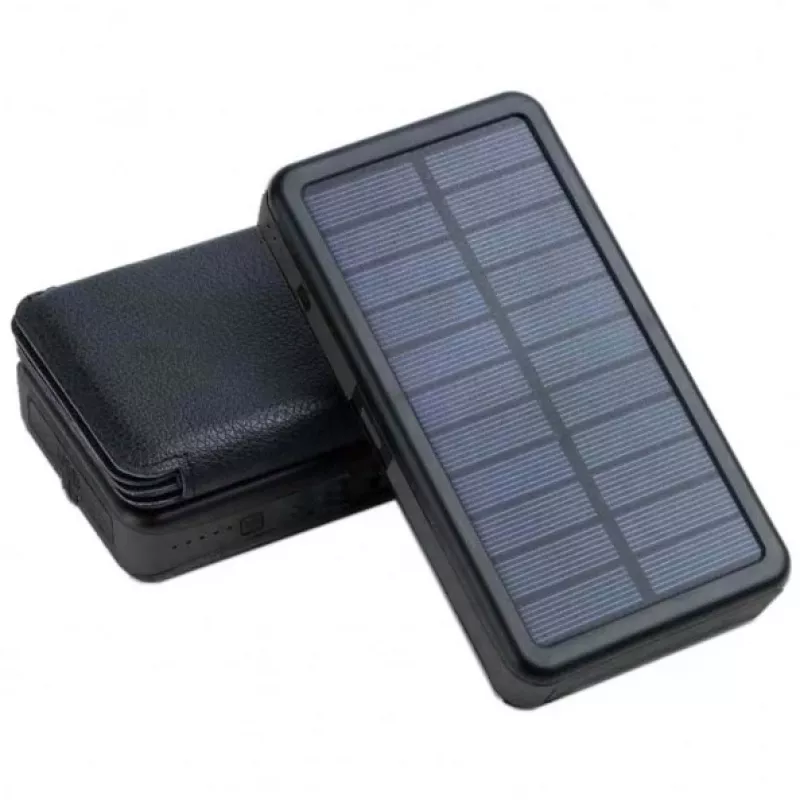 Nešiojama baterija PowerNeed ES20000B 20000mAh — 2x USB 5V/2A, 9W, atspari vandeniui, juoda, 370 g