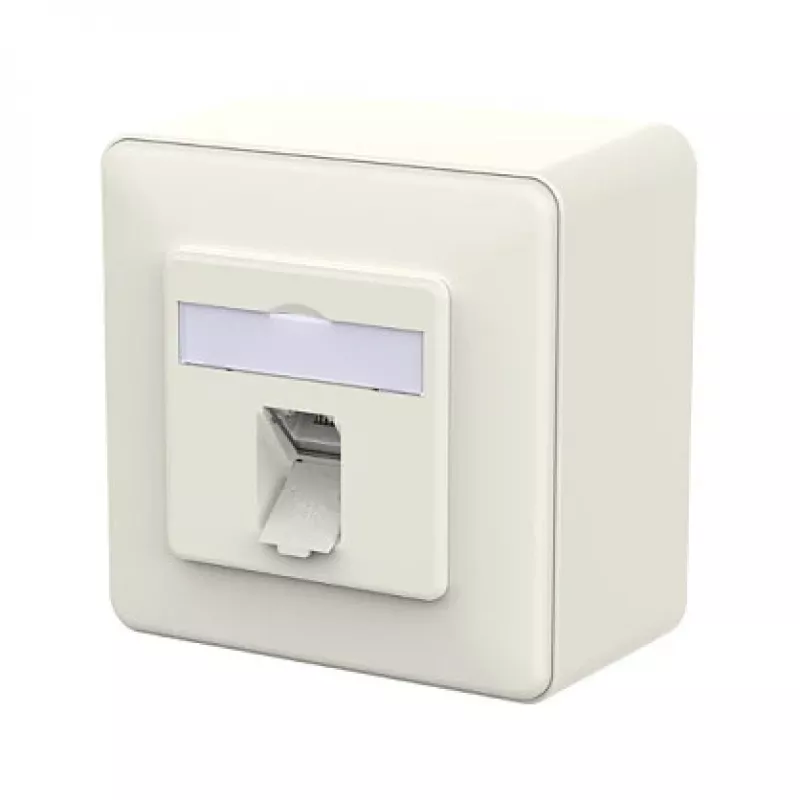 METZ CONNECT Connection Socket E-DAT C6A LSA++ 1 Port AP reinwei