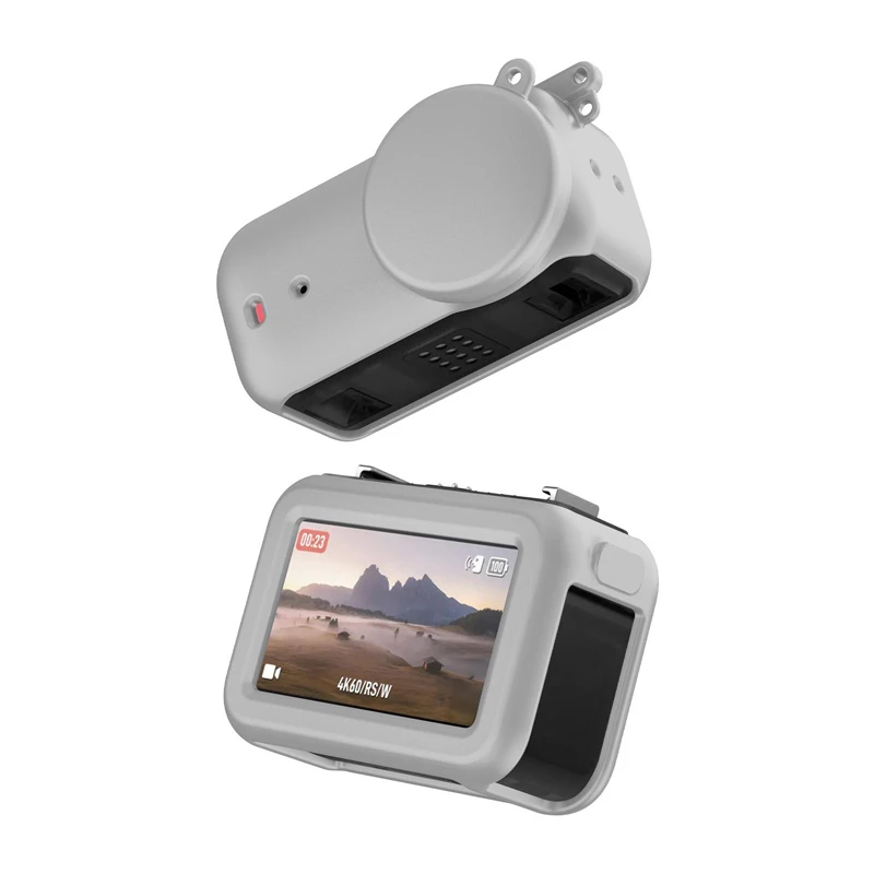 Silikoninis apsauginis dėklas Puluz, skirtas DJI Osmo Nano (pilkas)