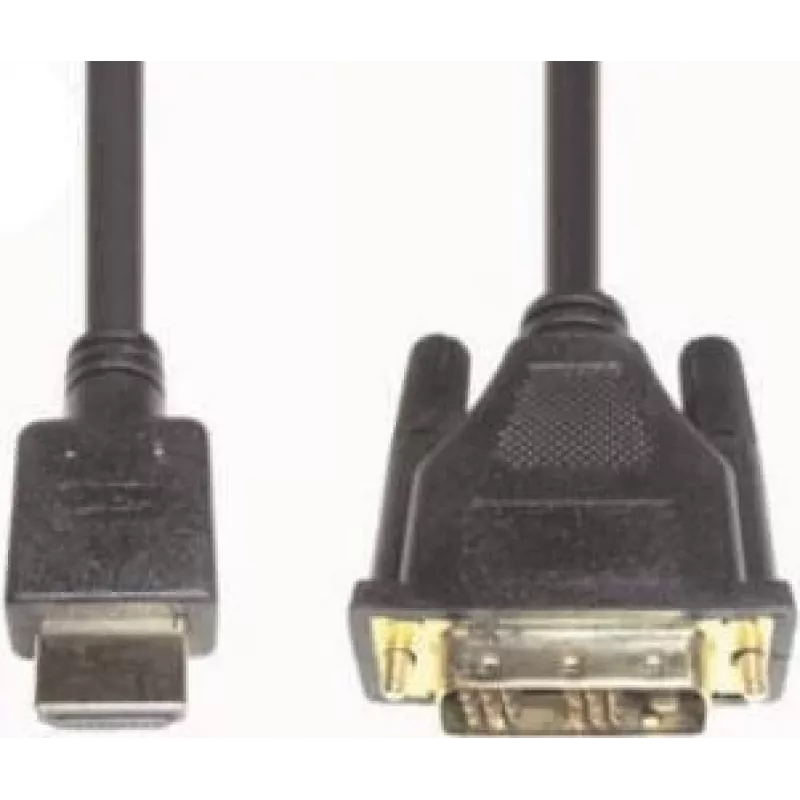HDMI 3 Vaizdo Kabelio Adapteris e+p 2m DVI-D Juodas