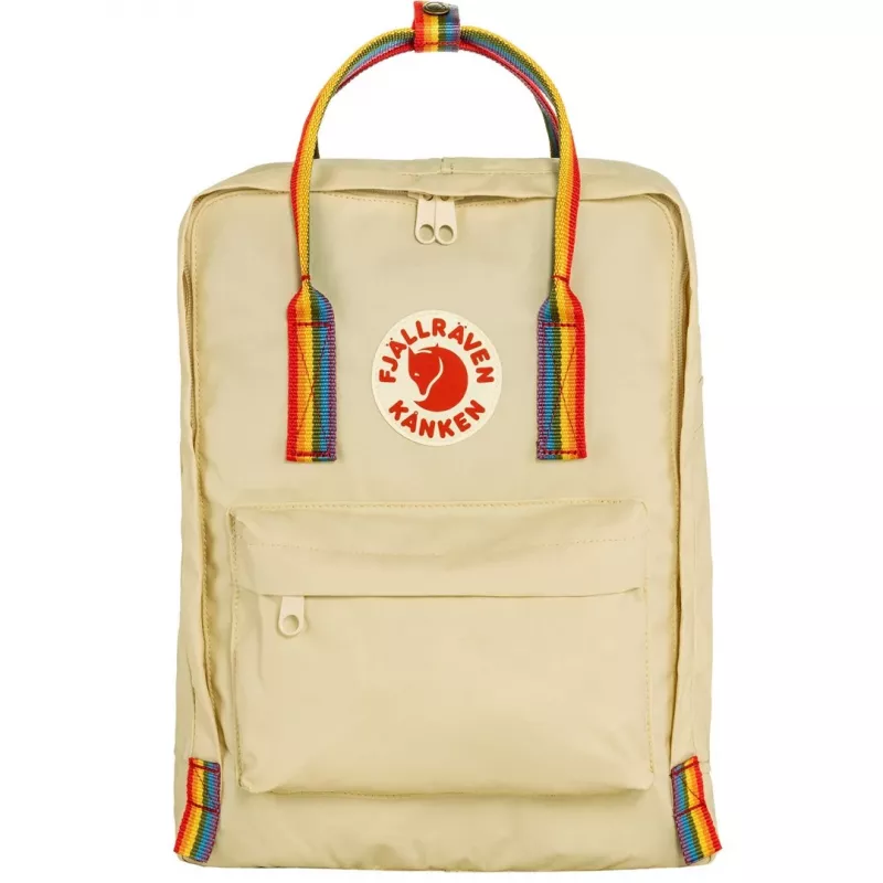 Fjällräven Kanken Rainbow kuprinė, laisvalaikio kuprinė, Oak Vinylon