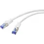 Renkforce RF-6830456 RJ45 tinklo kabelis, komutacinis kabelis CAT 6a S/FTP 5.00 m Baltas 1 vnt. (RF-6830456)