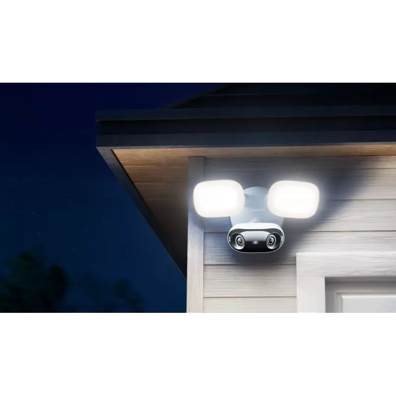 Lauko prožektoriaus kamera Reolink Floodlight Series F751W — 8 MP, F2.8mm/F1.6 objektyvas, IP66, Micro SD iki 512GB