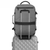 Kuprinė Manhattan Rome nešiojamam kompiuteriui, kelioninė, 17,3 col., du skyriai, 40 l, šviesiai pilka