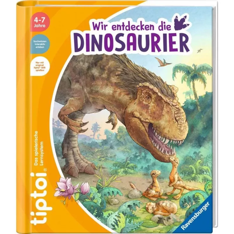 tiptoi We discover the dinosaurs, mokomoji knyga