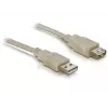 USB 2.0 prailginimo laidas DeLOCK 82240 3 m pilkas