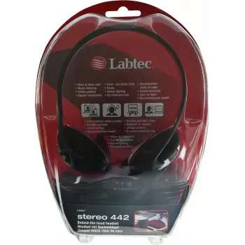 Labtec Stereo 442 - ausinės - užpakalinėje kaklo dalyje montuojamos - laidinės