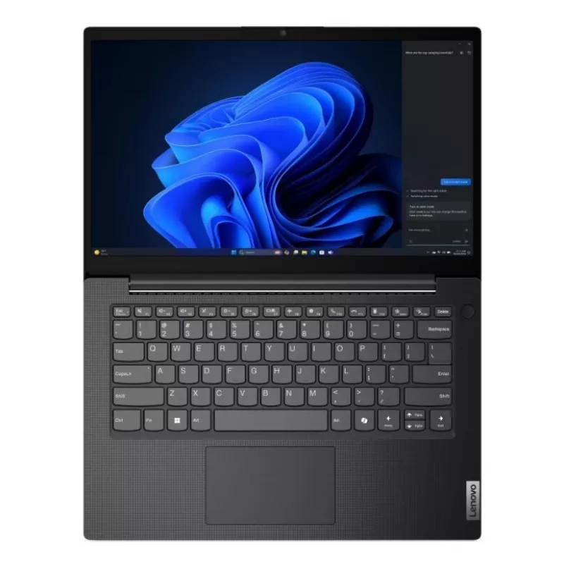 Nešiojamas kompiuteris Lenovo V14 G5 83GU008FPB — Intel i5-13420H, 16GB RAM, 512GB SSD, 14,0 colių FHD, Windows 11 Pro, Business Juoda, 3 metų OS ir 1 metų KI garantija