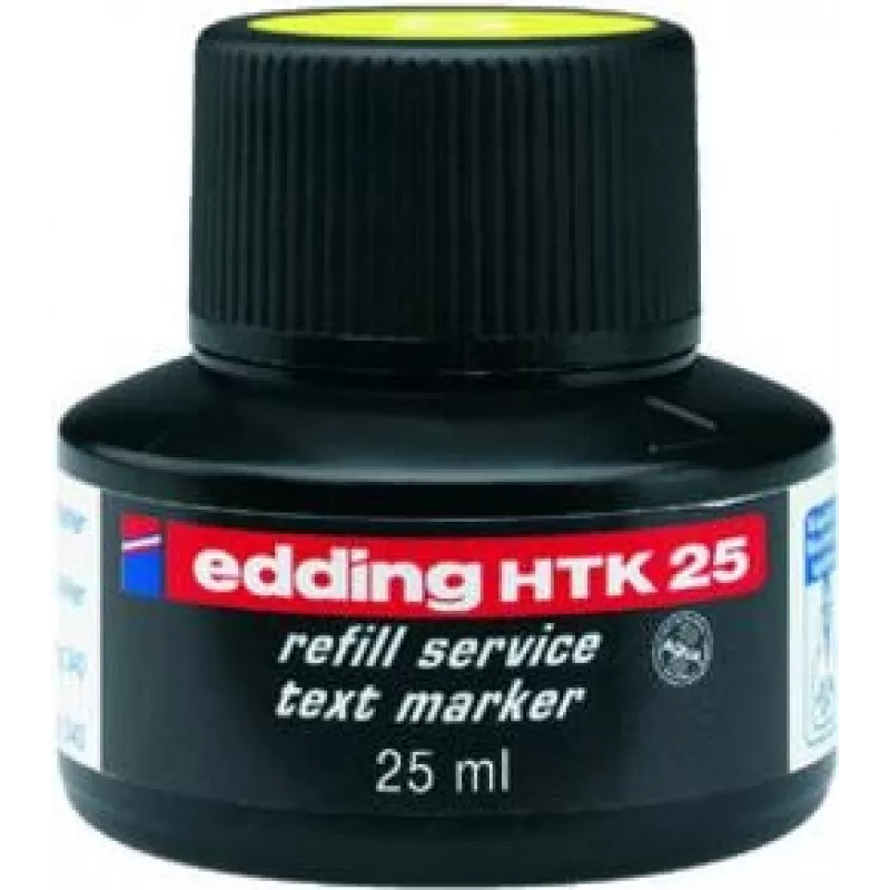 Markerio šerdelė Edding HTK 25 geltona 25 ml 1 vnt.