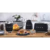 Smeg 50's Style TSF01BLMEU skrudintuvas, 2 riekėms, juodas, nerūdijantis plienas