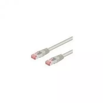 Wentronic Goobay CAT 6 komutacinis kabelis, S/FTP (PiMF), pilkas, 0,25 m - CCA vario mišinys (93371)