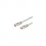 Wentronic Goobay CAT 6 komutacinis kabelis, S/FTP (PiMF), pilkas, 0,25 m - CCA vario mišinys (93371)
