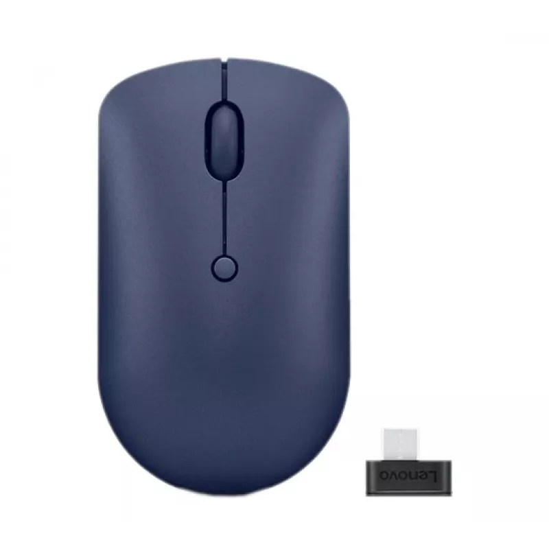 Belaidė optinė pelė Lenovo 540 RF, abipusė, 2400 DPI, 2,4 GHz USB‑C imtuvas, mėlyna