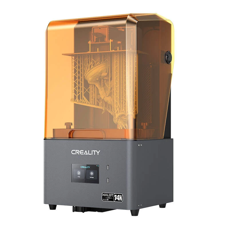3D spausdintuvas Creality Halot-Mage S — LCD, spausdinimo greitis 80 mm/h, darbo tūris 218×123×235 mm