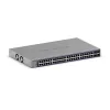 Valdomas Gigabit Ethernet komutatorius Netgear GS752TX, 48x RJ-45 10/100/1000, 10G palaikymas, 1U stovas, pilkas