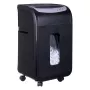 Dokumentų smulkintuvas ActiveJet ASH-2502C — kryžminis pjovimas P-4, 25 lapai, 4x40 mm, 28 L dėžė, 22,8 cm padavimo anga, 30 min darbo ciklas