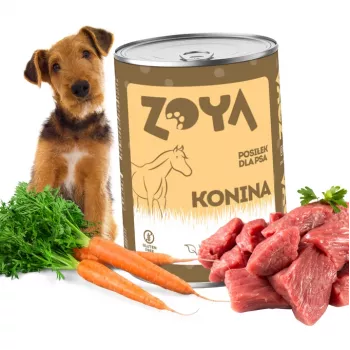 ZOYA Horse - šlapias šunų maistas - 400g