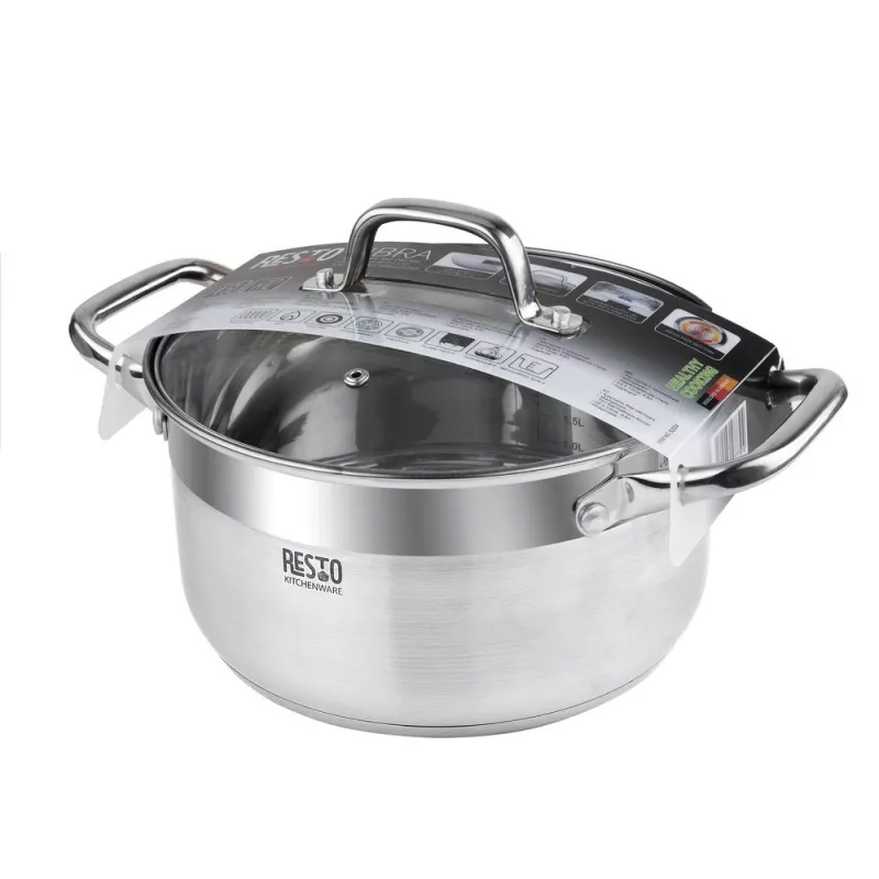 Resto Kitchenware Libra 4,6 L apvalus nerūdijantis plienas