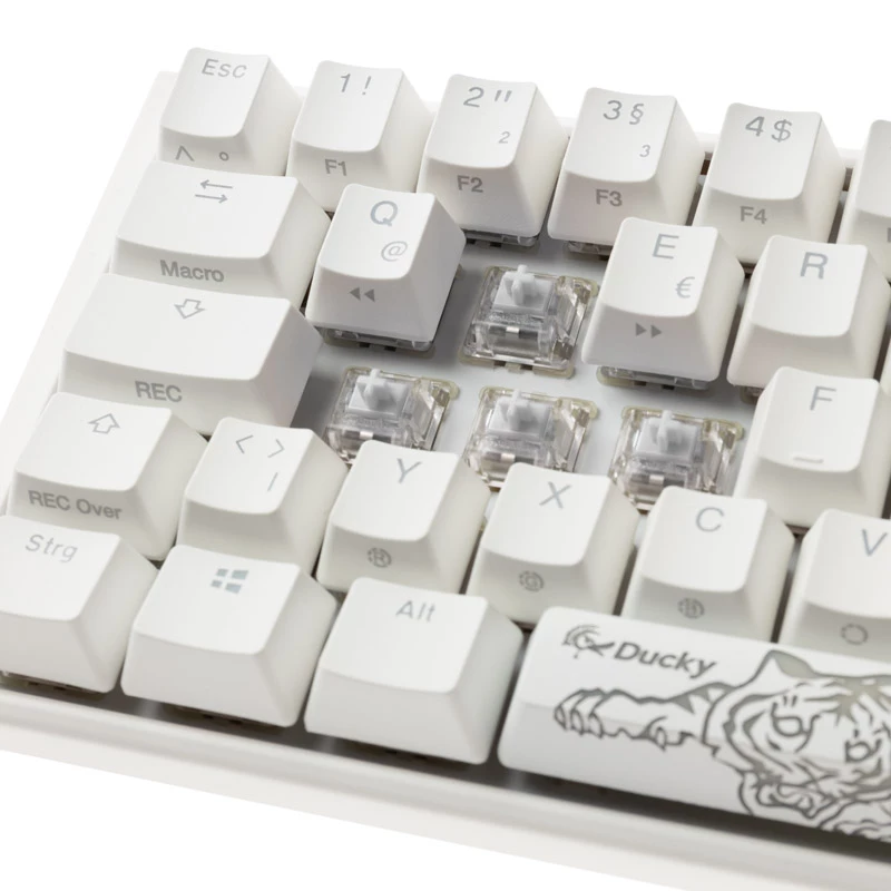 Ducky One 3 Classic Pure White SF klaviatūra USB vokiška balta (DKON2167ST-WDEPDPWWWSC1)
