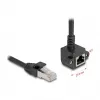 Tinklo kabelis DeLOCK 81040 RJ-45 Cat6 0,25 m Juodas