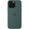 Silikoninis dėklas su MagSafe, skirtas iPhone 16 Pro Max - ežero žalia