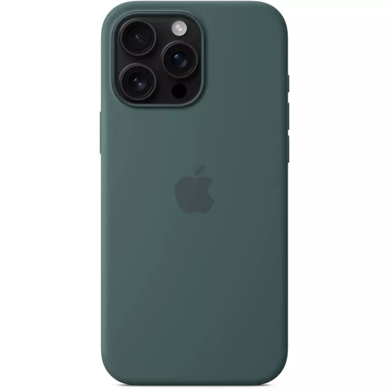 Silikoninis dėklas su MagSafe, skirtas iPhone 16 Pro Max - ežero žalia