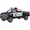 Žaislinis policijos pikapas BRUDER RAM 2500 Police 02505 – mastelio modelis, žaidimų transporto priemonė
