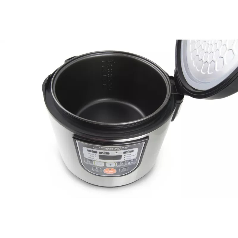 Multicooker ESPERANZA EKG011, 5 l talpa, 860 W, juoda/nerūdijantis plienas