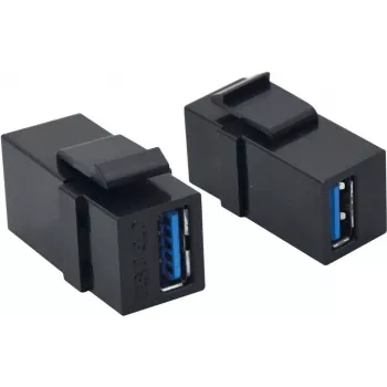 VALUE USB 3.0 Keystone modulis, juodas (25.99.8207)